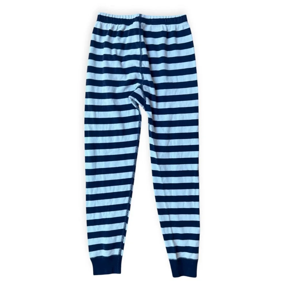 Hanna Andersson Striped Cotton Pajamas Set Long Sleeve Pants‎ Kids Size 120